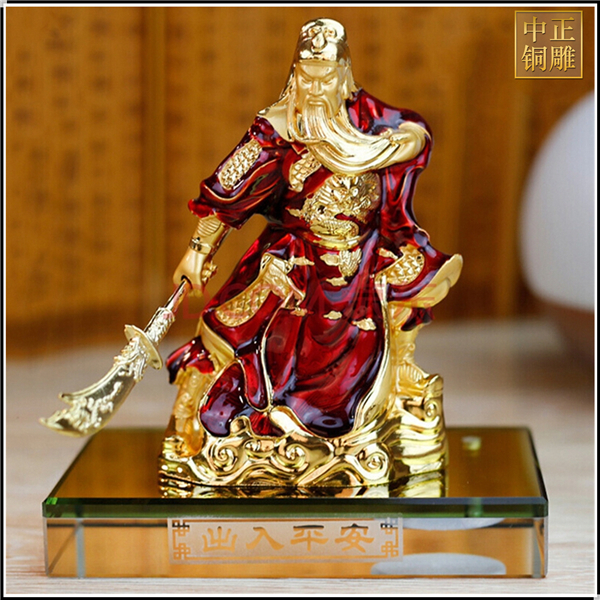 銅關公車載雕塑